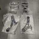 Front Lower Control Arm + Ball Joint for Toyota Camry 2007-2011, Sway Bar + Tie Rod End, Driver & Passenger Side, Outer & Inner, 12Pcs Suspension Kit K620334 K620333 K500044 K500043 ES80603