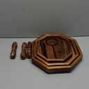 MRPAPA Tiered Tray Stand Wood Tier Serving Tray, Three Decorative Trays, Wooden Cupcake Stand 3 Tiered Farmhouse Trays for Home Decor(L 13.8 W 12.5 H 21.8)