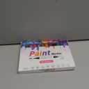 Oil Based Paint Pen, Permanent Paint Marker: Quick-Dry, Waterproof Marker Set of 12 for Rock Painting, Glass, Fabric, Ceramic, Wood, Metal, Mug, Plastic, Stone, Christmas Art Craft Supplies Kit