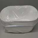 UUJOLY Plastic Storage Baskets with Handles, Shower Caddy Shelf Organizers Basket for Bathroom, Kitchen, Dorm Room, Grey (1 Pack)