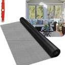 Fiberglass Window Screen Mesh Roll - 36"x100', Easy-to-Cut Screen Door Mesh for Windows, Pool, Porch Durable Mesh Replacement Option