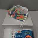 Domino Train Toys Kids Games - Automatic Stacking Creative Game 3+ Year Old - Stem Montessori Toy for Boys 4-6 - Summer Autistic Christmas Birthday Gifts 5 6 Toddler Ages 4-8 (Morandi Blue)