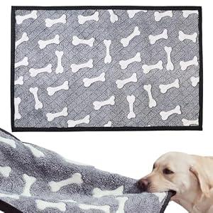 25"x35" Double-Sided Chew Proof Dog Blanket for Sofa Bed Dog Crate
Indestructible Dog Blanket for Aggressive Chewers, Flannel Tear-Resistant & Waterproof Pet Throw Blanket Furniture Protector