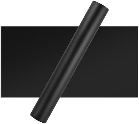 IModeur Matte Black Permanent Vinyl - 12" x 12 FT Permanent Adhesive Vinyl Roll for Cup Deco, Party Decoration, Sticker