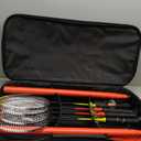 Zume Games Portable Badminton Set with Freestanding Base - Sets Up on Any Surface in Seconds - No Tools or Stakes Required