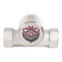 1" NPT Stainless Steel 304 Sight Water Flow Indicator Plastic Impeller 362Psi (1" NPT)