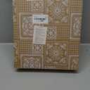 WDCOZY 100% Cotton King Size Quilt Set - Beige Neutral Striped Pick Stitch Soft Lightweight Bedspread, Textured Like Linen, Farmhouse Country Rustic Coverlet, Shabby Chic Gauze Bedding, 3 Pieces