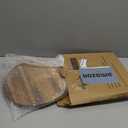 Lazy Susan for Table Top Bamboo Lazy Susan Turntable for Cabinet Kitchen Countertop Organizer for Condiment Bathroom Counter Organizer Decor Sink Tray Acacia Wood 12 Inch (Brown)