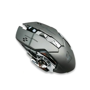 MELOGAGA Wireless Gaming Mouse Bluetooth Mouse RGB Rechargeable 2.4G USB Cordless Computer Mice with 7 Color Backlit, 6 Buttons & Silent Click for Laptop, iPad, Mac OS, PC, Windows 