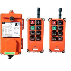 8 Buttons Crane Remote Control, 360 Degree Operated Crane Transmitter, Quick Wiring Industrial Remote Control for Port Crane, Electric Hoist ((2 Transmitters&Receiver)