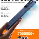 TORRAS Slim-Fit Designed for iPhone 15 Pro Case, Ultra Thin 15 Pro Phone Case, Velvety Feel, Lightweight Anti-Scratch Matte Hard iPhone 15 Pro Case 6.1 inch, Blue