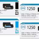 3-Pack 1250 810WH C5GC3 XMX5D WM2JC (1BK/1C/1M/1Y) Toner Cartridge PIONOS Replacement for DELL 1250c C1760nw C1765nfw C1765nf 1355cnw Printer