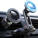 LISEN for MagSafe CD Phone Holder for Car Mount [Angle Adjustable] Magnetic Phone Holder for iPhone Magsafe Car Mount CD Slot Hands Free CD Player Phone Mount for iPhone 15 Pro Max Plus Galaxy Kits