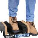 Umien Boot Scraper Outdoor Shoe Cleaning Brush - Heavy-Duty Shoe Cleaner and Boot Scrubber for Mud, Dirt, and Snow - Durable Weather-Resistant Outdoor Cleaning Tool