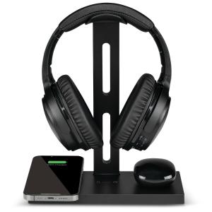 ILive Deskmate 5-in-1 Headphone Stand & Wireless Charger