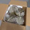 I00000 100 Pack 10oz Gold Plastic Cups, Premium Disposable Gold Glitter Plastic Cups for Martini and Cocktail,Hard Clear Cup with Gold Glitter Perfect for Fancy Wedding and Elegant Party