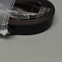 SUOSDEY Women Belts For Jeans Dresses Pants Ladies Leather Waist Belt with Elegant Buckle, Width 1.3" (01-two Pack: Black+coffee)