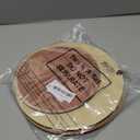 Yulejo 5 Pcs Aztec Wall Decor Vintage Boho Farmhouse Round Wall Art Western Wood Geometric Hanging Sign for Home Kitchen Bathroom Bedroom Living Room Mexican Wall Decor