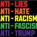 Anti-lies Anti-hate Anti-racism Anti-fascism Flag 3x5 Feet Patriotic Flags Banner