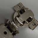 Ravinte 10 Pack 5 Pairs 1/2 inch Overlay Soft Close Hinges for Kitchen Cabinet Hinges Satin Nickel Hidden Hinges Stainless Steel Concealed Hinge self Closing