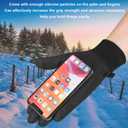 Winter Gloves for Men & Women - Touch Screen, Warm & Waterproof, Running, Cycling & Driving Gloves (Small, Black)