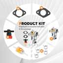 15004-0985 Carburetor for Kawasaki FR651V FR691V FS651V FS691V 23 HP Gravely ZT 42 XL Engines replace 15004-0984 15004-0986 15004-0828 15004-7062 Carb