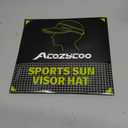 Acozycoo Sports Sun Visors for Women Men, Hard Brim UV Protection Visor Hat, Cooling Cap for Golf Tennis Running