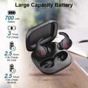 Wireless Charging Case for Beats Fit Pro, Replacement Charger Case for Beats Fit Pro with Bluetooth Pairing, 700mAh Built-in Battery, Support Wireless and Wired Charging, Not Include Earbuds