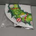 2026 Christmas Bathroom Rug, Green Non-Slip Christmas Bath Mat - Super Soft Absorbent Holiday Decor for Bathroom, Kitchen, Sink - 14x25 Inch (25x25)