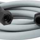 Flexzilla Colors SwivelGrip Garden Hose 5/8 in. x 10 ft., Lightweight All-Weather Water Hose, Durable and Flexible, Leak-Free Connections, Slate Grey