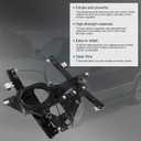 CARMOCAR Window Regulator with Panel Without Motor Replacement for 2007-2017 Ford Expedition,2007-2017 Lincoln Navigator Front Left Driver Side 749-542