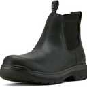 Ariat Work Men's Rebar Wedge H2O Composite Toe Western Boot (9.5, All Black)