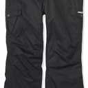 Arctix Kids Snow Sports Cargo Snow Pants with Articulated Knees (Black) XL