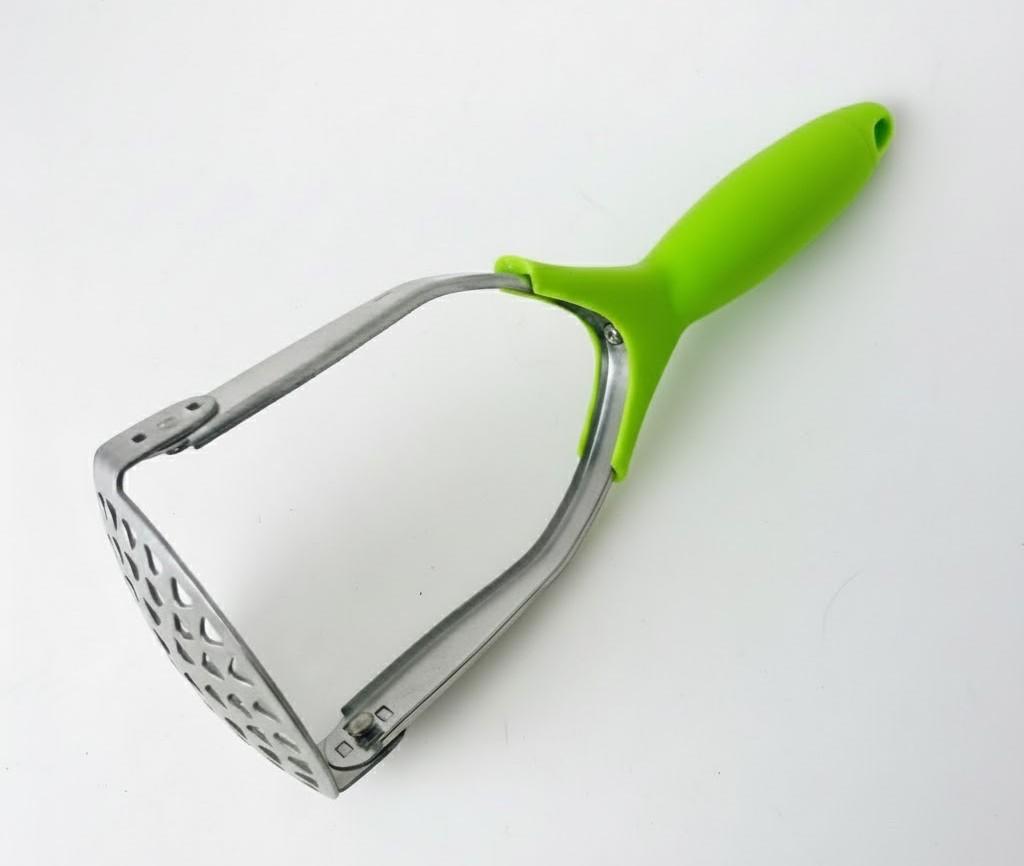 Potato Masher, Heavy Duty Potato Smasher with Durable Sturdy Grips, Potato Masher Stainless Steel for Efficiently Making Mashed Potatoes,Egg Salad, Banana Bread, Vegetables and Fruits