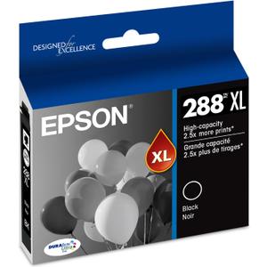 EPSON 288 DURABrite Ultra Ink High Capacity Black Cartridge (T288XL120-S) Works with Expression XP-330, 430, 434, 340, 440, 446