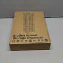 Stuffed Animal Storage Zoo Organizer  Tall Wooden Tower Holder for Large Plush Toys  Vertical Space Saving Cage Display  Kids Playroom Nursery Bedroom Toy Organization Solution (Natural)