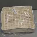 Automatic Parakeet Bird Bath with Pump, Large Bird Shower Fountain Indoor Bathtub with Running Water, Parrot Bath Tub Faucet for Pet Birds, African Grey, Cockatiel, Conure, Budgie, Lovebird (Square - White)