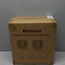 Boncoo Crystal Table Lamp Set of 2, 3-Way Dimmable Nightstand Lamp with 2 USB Charging Ports, Gold Bedside Lamp for Bedroom, Touch Lamp with Elegant Shade for Living Room, B11 LED Bulb Included