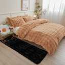 Black Rabbit Plush Area Rug for Bedroom Living Room Sofa,2'X6' Faux Fur Fluffy Shaggy Rectangular Square Rug for Kids Teen Girls Room,Furry Carpet Rug for Nursery Baby Room Decor for Teenage