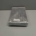 Melodieux Elegant Cotton Room Darkening Blackout Curtains for Living Room Bedroom Thermal Insulated Privacy Grommet Window Curtain Panels, 52 by 84 Inch, Black(1 Panel)