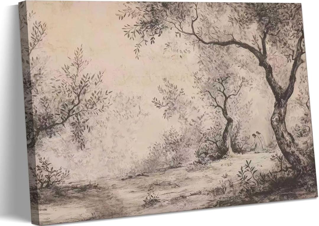 5 x Jesus Gethsemane Canvas Wall Art Christian Painting Picture Wall Decor Painting Picture Wall Decor Biblical Prayers Poster Print Artwork for Prayer Room Bedroom Iiving Room Church Home Decoration
