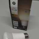 Philips Hue Smart LED A19 Bulb, Warm White Light 2700K, E26 Base, 10.5W, 1100 Lumens, Dimmable, Works with Alexa, Google Assistant, and Apple Home, 1 Pack