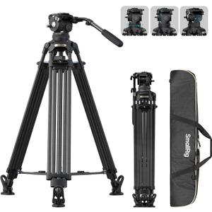 SmallRig 79''/200.5cm Carbon Fiber Video Tripod with 7-Step Counterbalance
