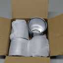 4Pcs 3.19inch Trailer Wheel Center Caps Fit 3.19" Center Bore Truck Trailer RV SUV Wheels Rims, Carbon Steel Silver Hub Covers