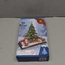 Christmas Tree Building Blocks, Christmas Decorations Set with Santa Claus & Reindeer, Creative Tabletop Decor Xmas Gifts Toys for Kids Adults Teen Boys & Girls