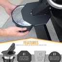 Upgraded Grease Bucket with Lid & 12PCS Liners, Grease Catcher for Smoker Drip Bucket, Compatible with Traeger, Pit Boss, Z Grills, Recteq and More - Grease Bucket for Pellet Grill