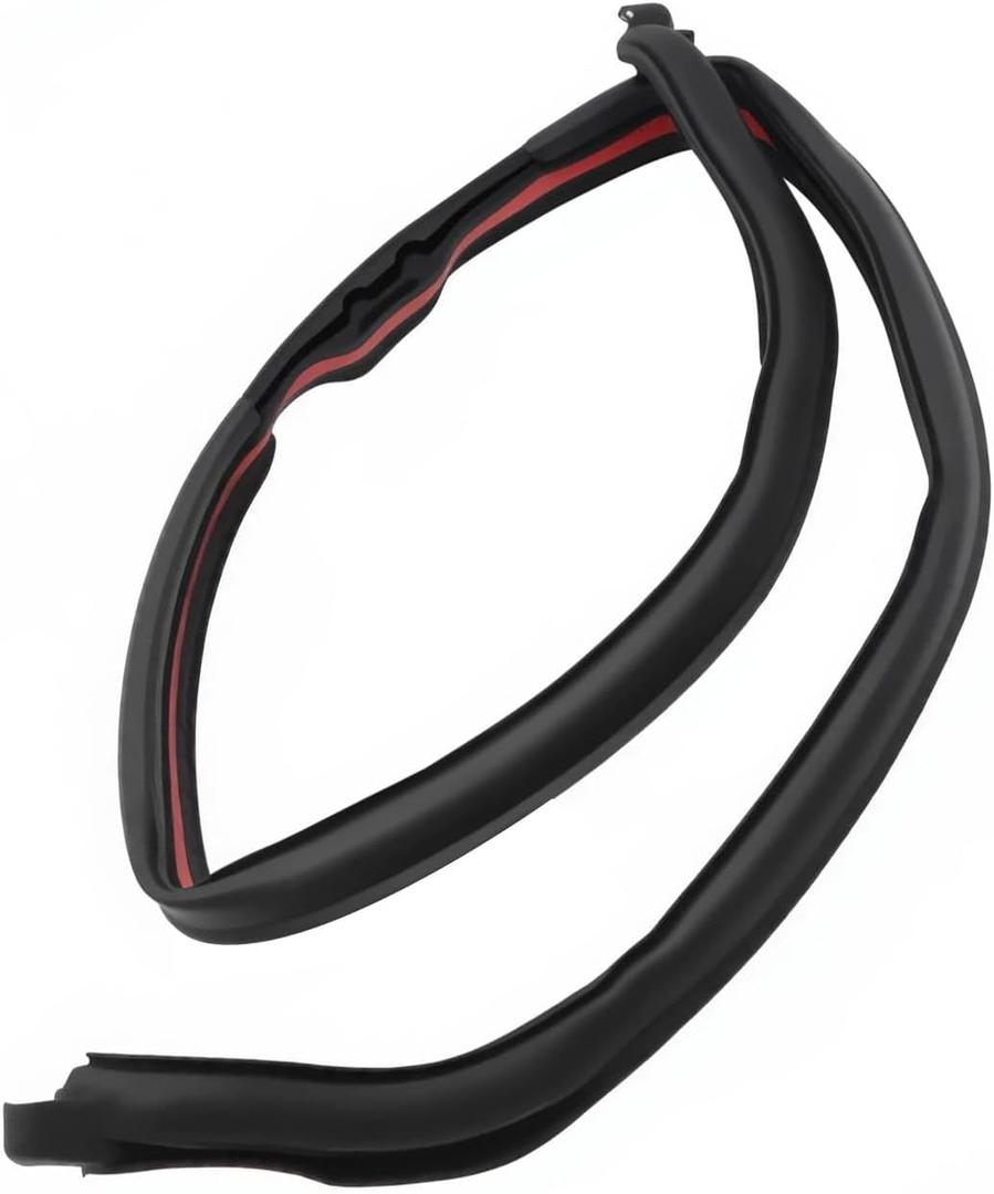 Hard Top Roof Seal Front Header Weatherstrip Seal Fit for Jeep Wrangler JKU 2011-2018,Replace for 68088040AA, 68088040AB