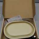 Upgraded Sourdough Starter Warmer, Precise 6 level Thermostat Control (77-122F) Silicone Sourdough Warming Bowl, Auto Warming On/Off, 6-Hour Timer Sourdough Warmer with Sourdough Starter Kit (Oval Warmer Set)