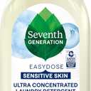 Seventh Generation EasyDose Laundry Detergent, Ultra Concentrated: 66 Loads, Free & Clear Designed for Sensitive Skin, 23.1 Fl Oz