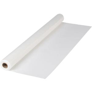 Hoffmaster 114000 Plastic Table cover Roll, 300' Length x 40" Width, White (3600" x 480" (Rectangular))